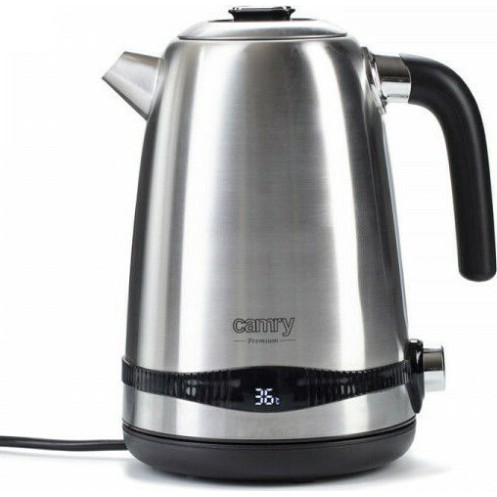 Camry CR-1291 Βραστήρας 1.7lt 2200W Ασημί