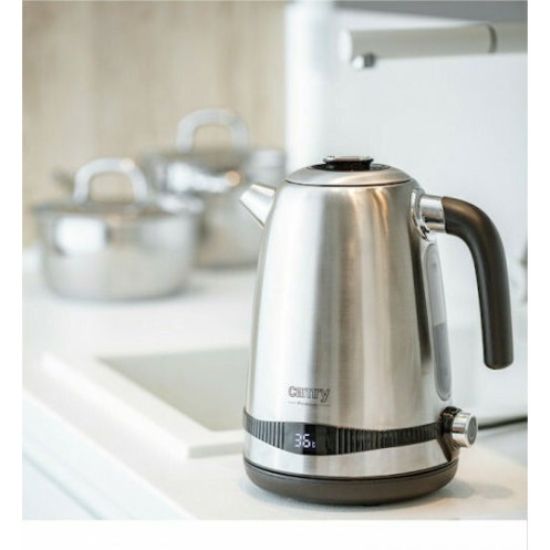 Camry CR-1291 Βραστήρας 1.7lt 2200W Ασημί