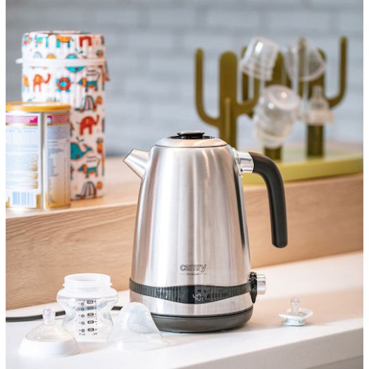 Camry CR-1291 Βραστήρας 1.7lt 2200W Ασημί