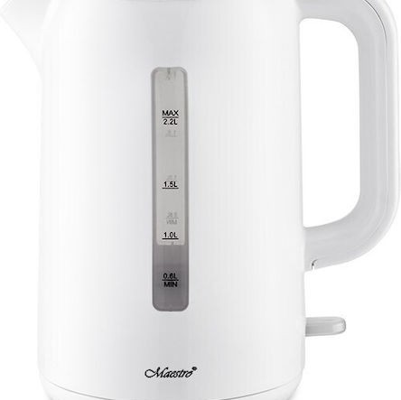 Maestro Βραστήρας 2.2lt 2200W Λευκός