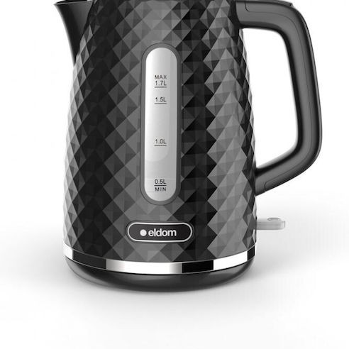 Eldom Βραστήρας 1.7lt 2200W Μαύρος
