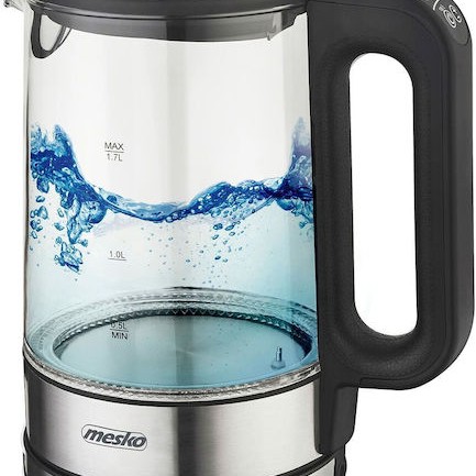 Adler Βραστήρας 1.7lt 1800W Μαύρος