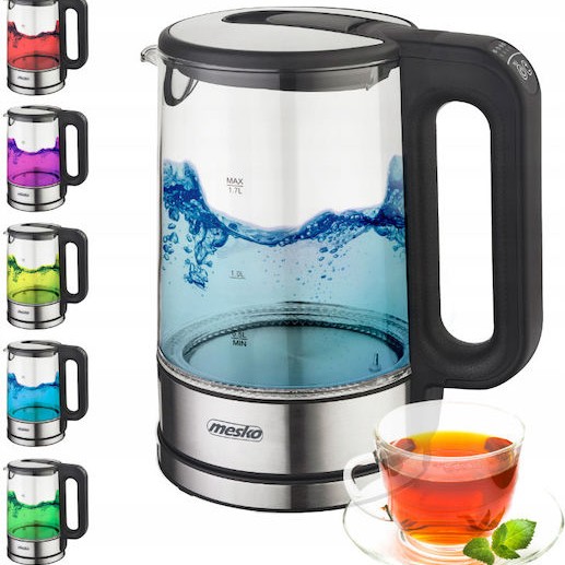 Adler Βραστήρας 1.7lt 1800W Μαύρος