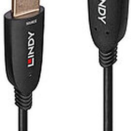 Lindy HDMI 2.1 Cable HDMI male - HDMI male 20m Μαύρο