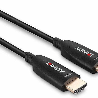 Lindy HDMI 2.1 Cable HDMI male - HDMI male 20m Μαύρο