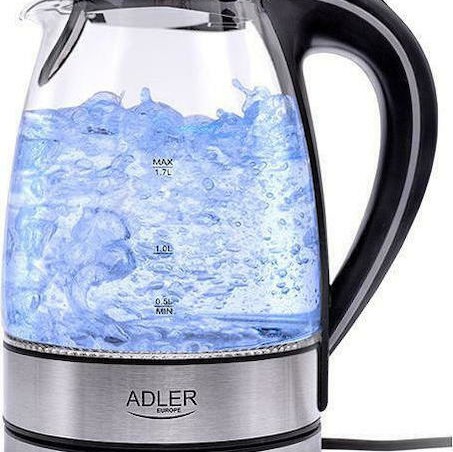 Adler AD-1225 Βραστήρας 1.7lt 2000W Μαύρος