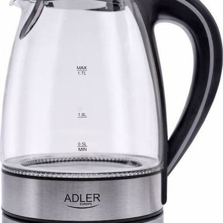 Adler AD-1225 Βραστήρας 1.7lt 2000W Μαύρος