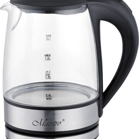 Maestro MR062 Βραστήρας 1.2lt 1630W Μαύρος