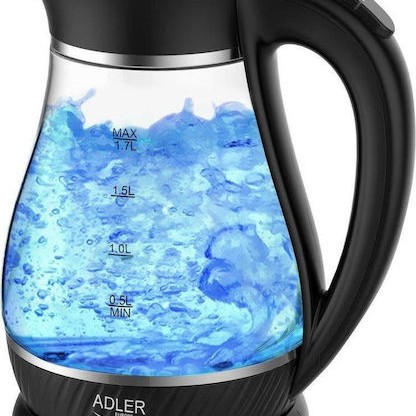 Adler Βραστήρας 1.7lt 2200W Μαύρος