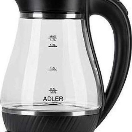 Adler Βραστήρας 1.7lt 2200W Μαύρος