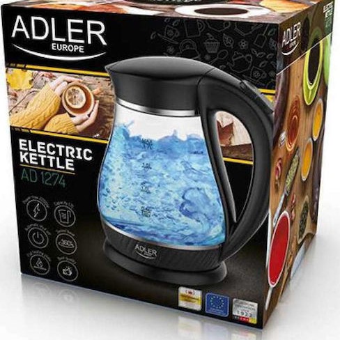 Adler Βραστήρας 1.7lt 2200W Μαύρος