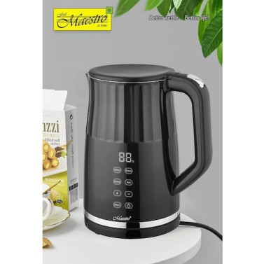 Maestro Βραστήρας 1.7lt 2200W Μαύρος