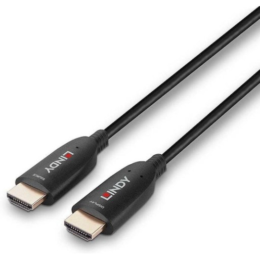 Lindy HDMI 2.1 Cable HDMI male - HDMI male 30m Μαύρο