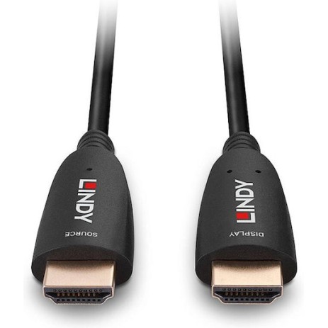 Lindy HDMI 2.1 Cable HDMI male - HDMI male 30m Μαύρο
