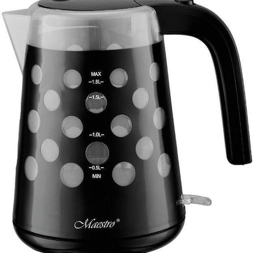 Maestro MR045 Βραστήρας 1.7lt 2200W Μαύρος