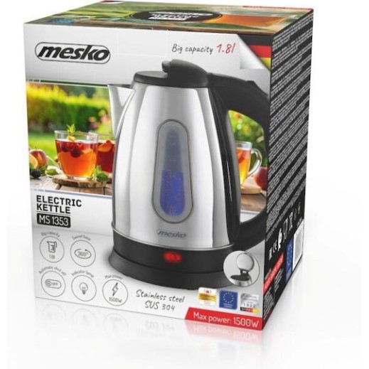 Mesko Βραστήρας 1.8lt 1500W Μαύρος