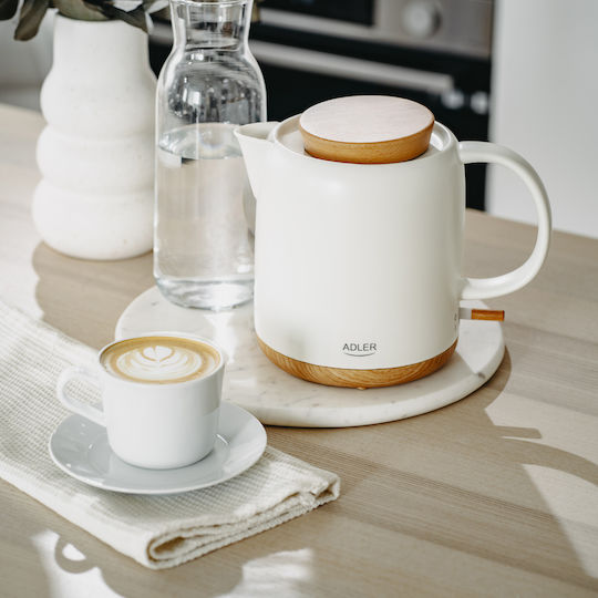 Adler Βραστήρας 1lt 1200W Λευκός