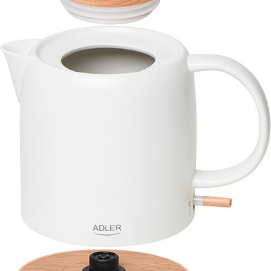 Adler Βραστήρας 1lt 1200W Λευκός