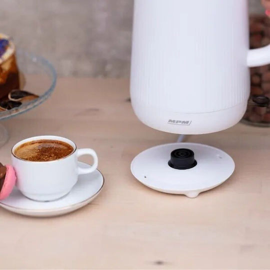 MPM Βραστήρας 1.5lt 1800W Λευκός