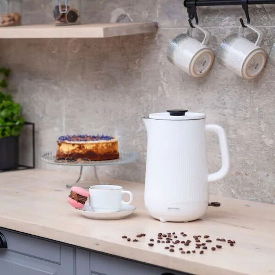 MPM Βραστήρας 1.5lt 1800W Λευκός