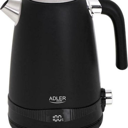 Adler AD 1295B Βραστήρας 1.7lt 2200W Μαύρος