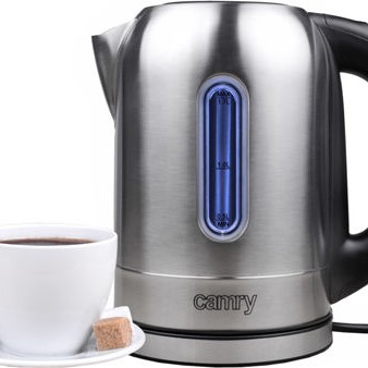 Adler CR 1253 Βραστήρας 1.7lt 2200W Ασημί