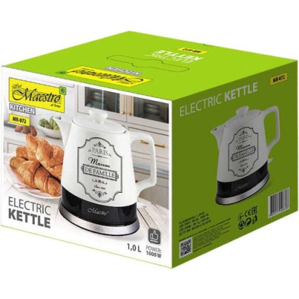 Maestro Βραστήρας 1.2lt 1200W Λευκός