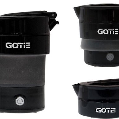 Gotie Βραστήρας Ταξιδίου 600ml 600W Μαύρος