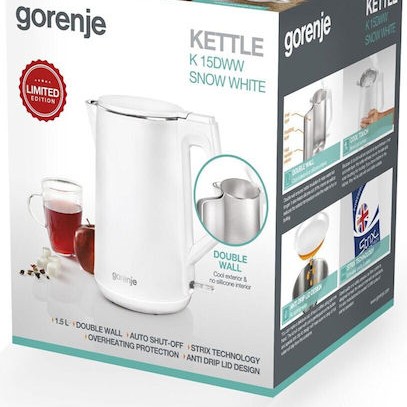 Gorenje Βραστήρας 1.5lt 2200W Λευκός