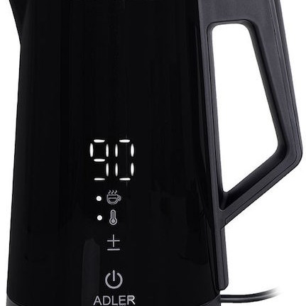 Adler black Βραστήρας 1.7lt 2200W Μαύρος
