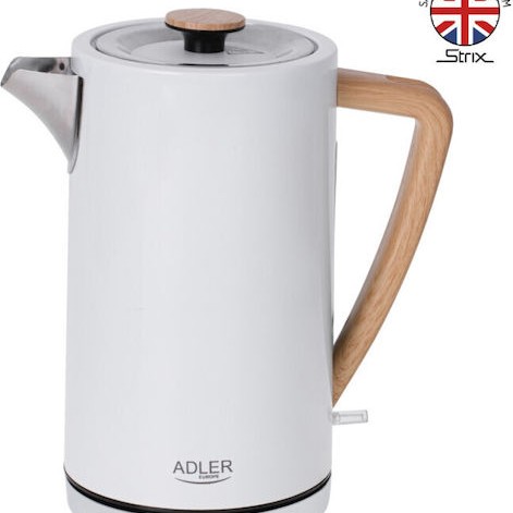 Adler Βραστήρας 1.7lt 1347W Λευκός