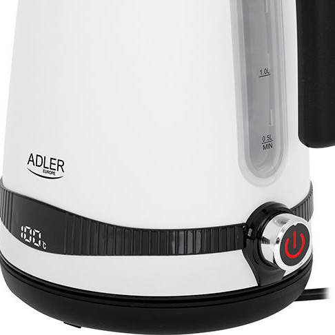 Adler AD 1295W Βραστήρας 1.7lt 2200W Λευκός