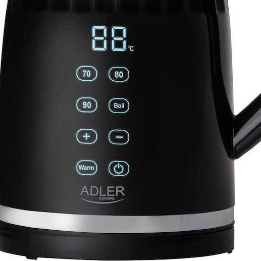 Adler Βραστήρας 1.7lt 1850W Μαύρος
