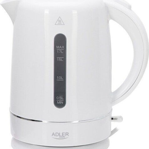 Adler Βραστήρας 1.7lt 1385W Λευκός