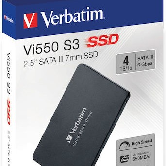 Verbatim Vi550 S3 SSD 4TB 2.5'' SATA III