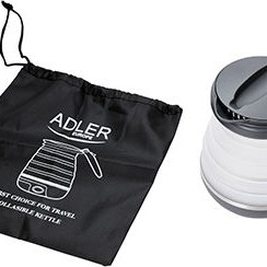 Adler Βραστήρας Ταξιδίου 600ml 750W Λευκός