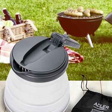Adler Βραστήρας Ταξιδίου 600ml 750W Λευκός