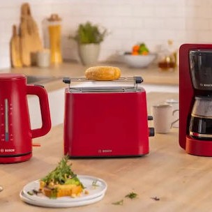 Bosch MyMoment Βραστήρας 1.7lt 2400W Κόκκινος