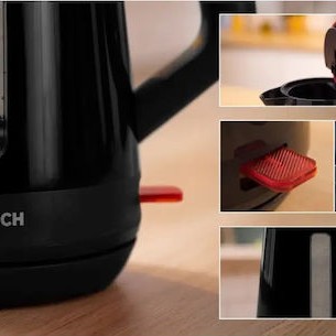 Bosch MyMoment Βραστήρας 1.7lt 2400W Μαύρος