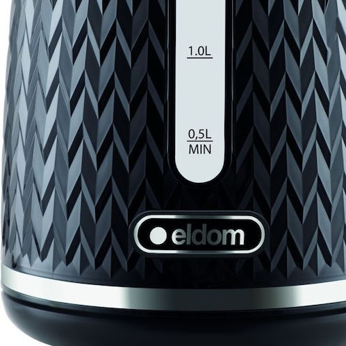 Eldom Βραστήρας 1.7lt 2000W Μαύρος