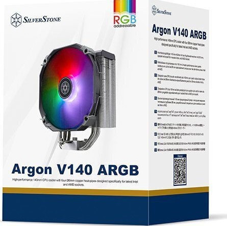 Silverstone Argon V140 ARGB Ψύκτρα Επεξεργαστή για Socket AM4/AM5/115x/1700