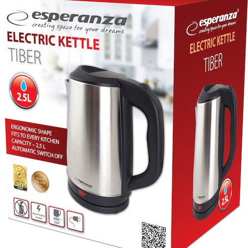 Esperanza Βραστήρας 2.5lt 2200W Ασημί