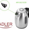 Adler Βραστήρας 1.7lt 2200W Μαύρος