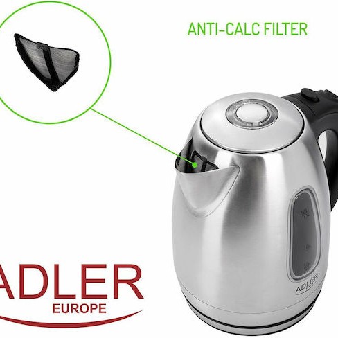 Adler Βραστήρας 1.7lt 2200W Μαύρος