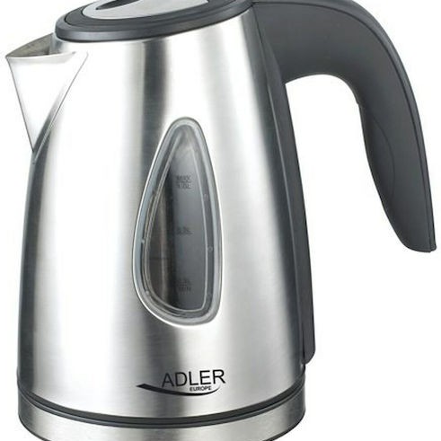 Adler Βραστήρας 1lt 1500W Ασημί