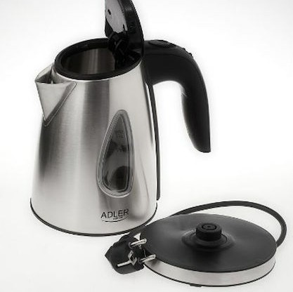 Adler Βραστήρας 1lt 1500W Ασημί