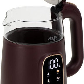 Adler Βραστήρας 1.7lt 1850W Burgundy