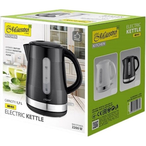 Maestro Βραστήρας 1.8lt 2000W Μαύρος