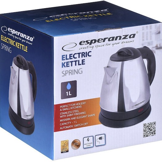 Esperanza Βραστήρας 1lt 1350W Γκρι