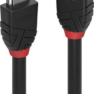 Lindy Cable HDMI male - HDMI male 7.5m Μαύρο